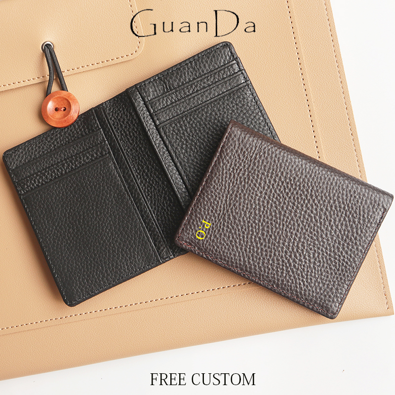 Luxury Bags Outlet - Genuine Leather Card Holder Man Custom