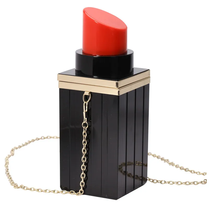 Luxury Bags Outlet - Women Bag Lipstick Shape Bucket Fashion