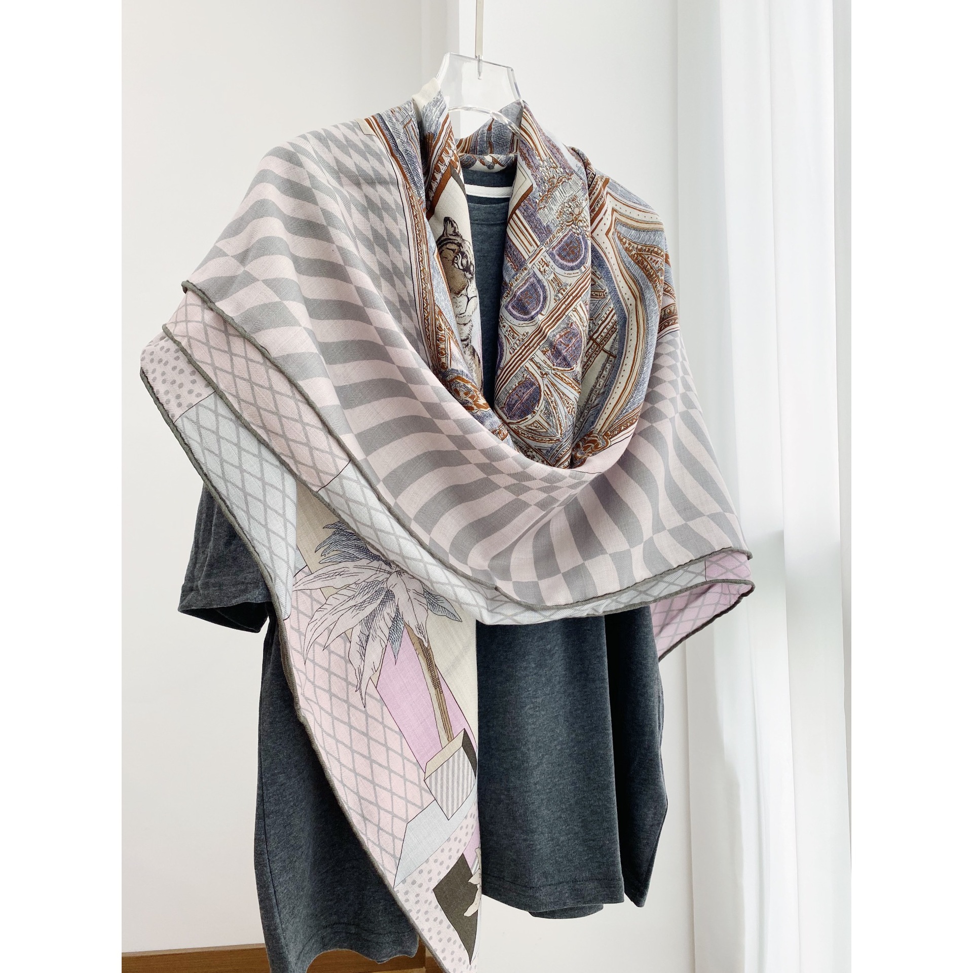 Winter Luxury Scarf Women Hand - Luxury Xmas Bags ulasan dan harga