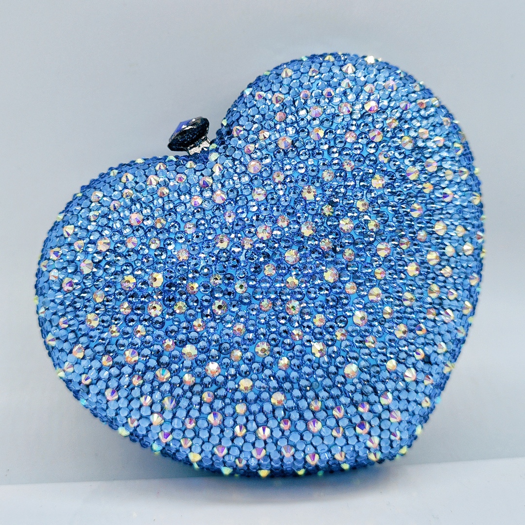 High-End Heart Shape Women Cry - Luxury Bags Blue ulasan dan harga