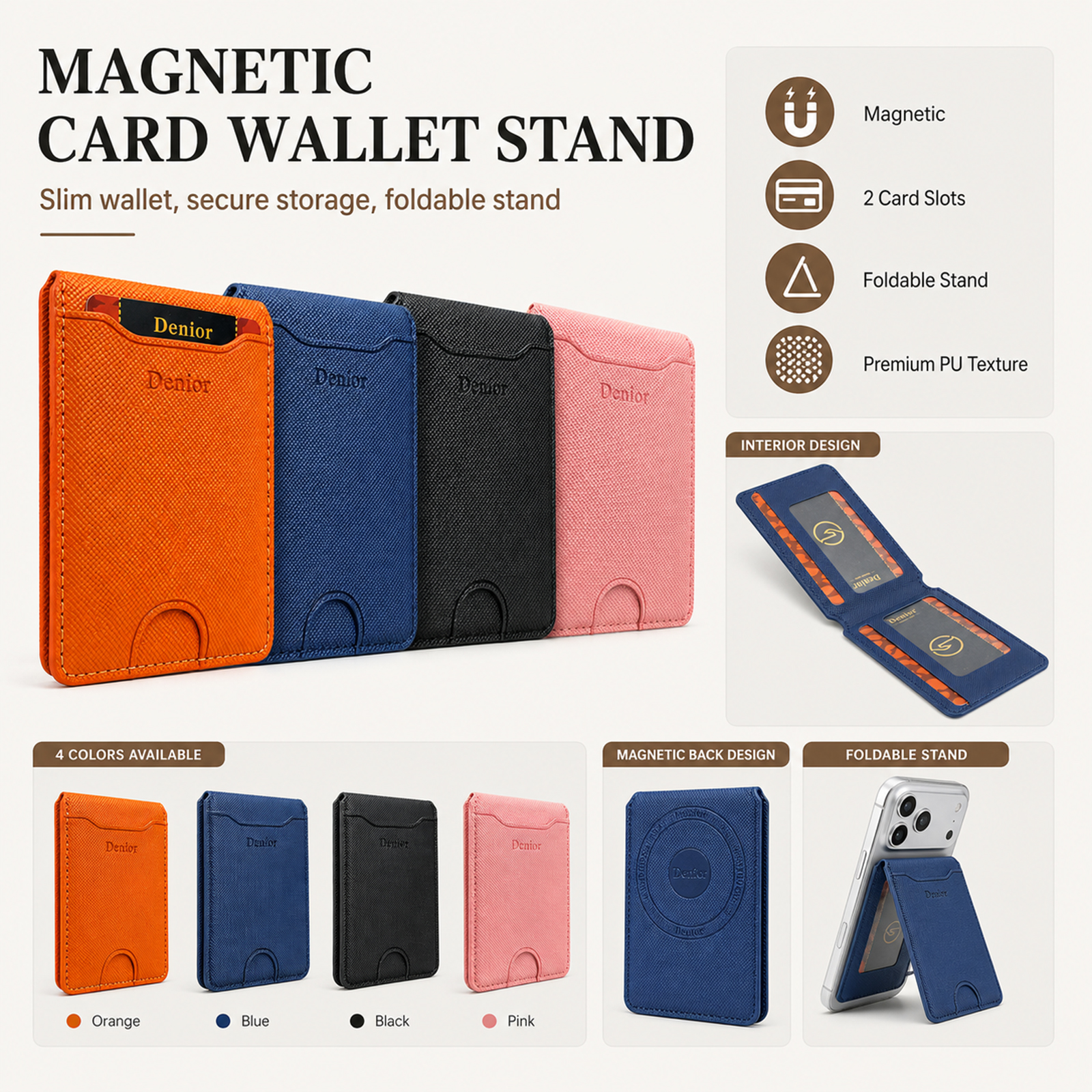 Mobile Phone Wallet Stand Magn - Luxury Bags & Leather Repair Of Atlanta Reviews ulasan dan harga