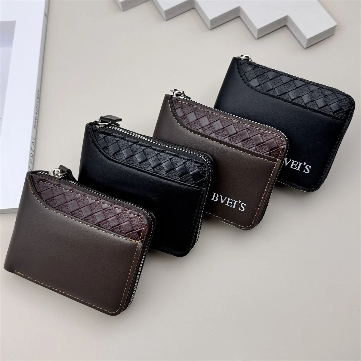 1pc Leather Men Wallet Luxury  - Luxury Bags Photos ulasan dan harga
