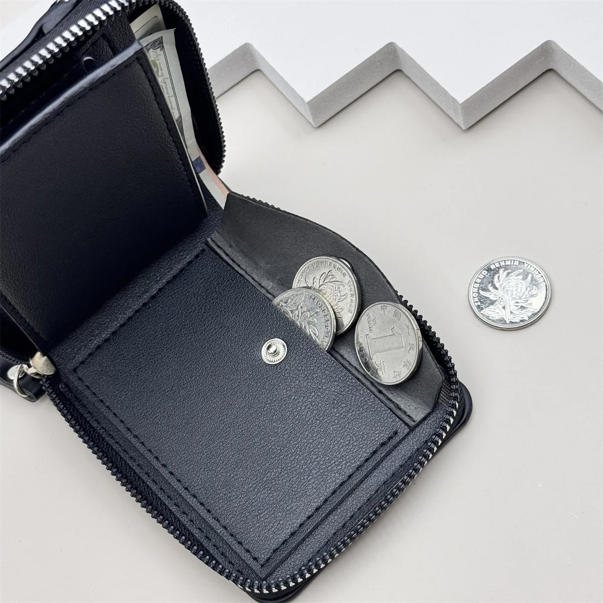 1pc Leather Men Wallet Luxury  - Luxury Bags Photos ulasan dan harga