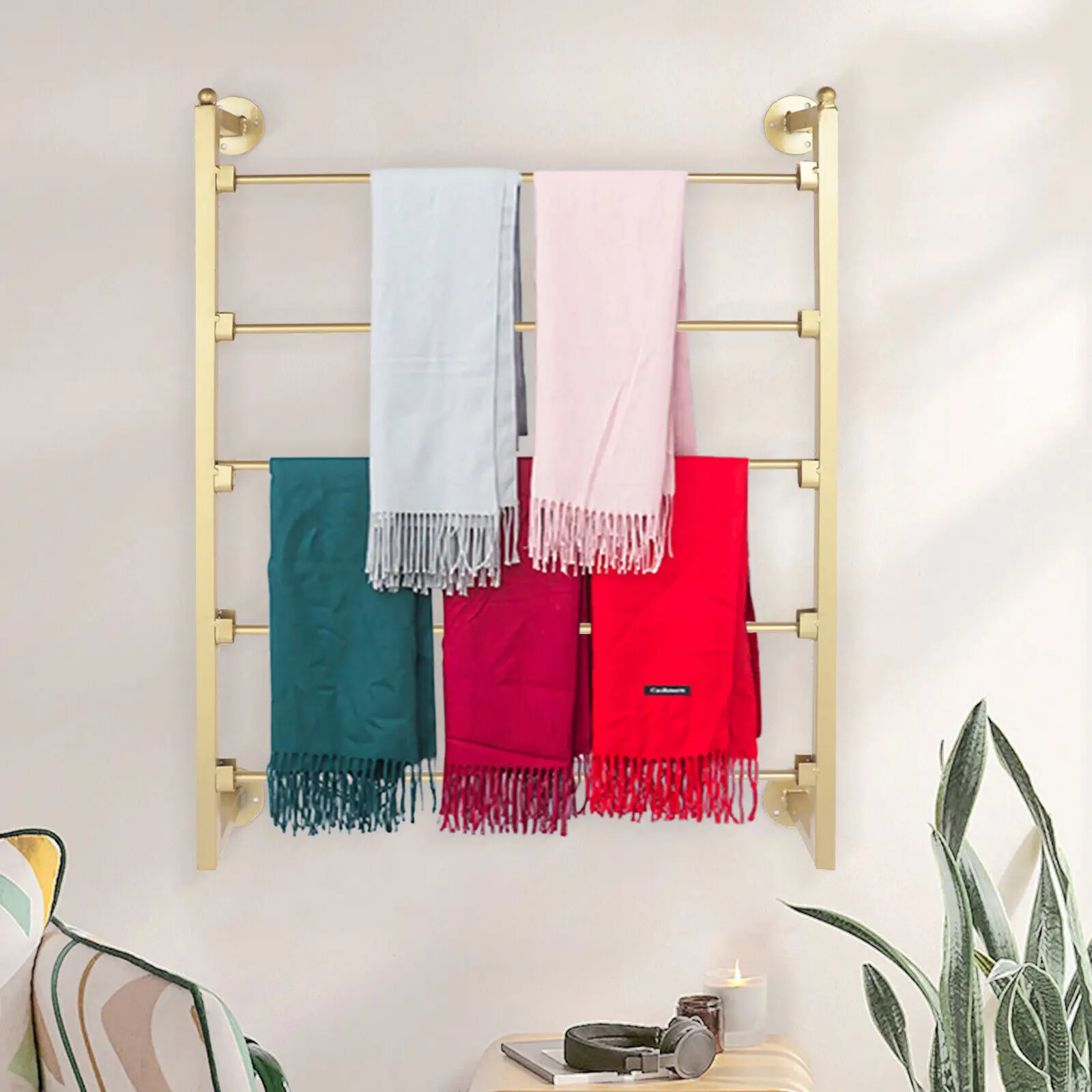 Wall Mount Metal Scarf Organiz - Luxury Bags Usa ulasan dan harga