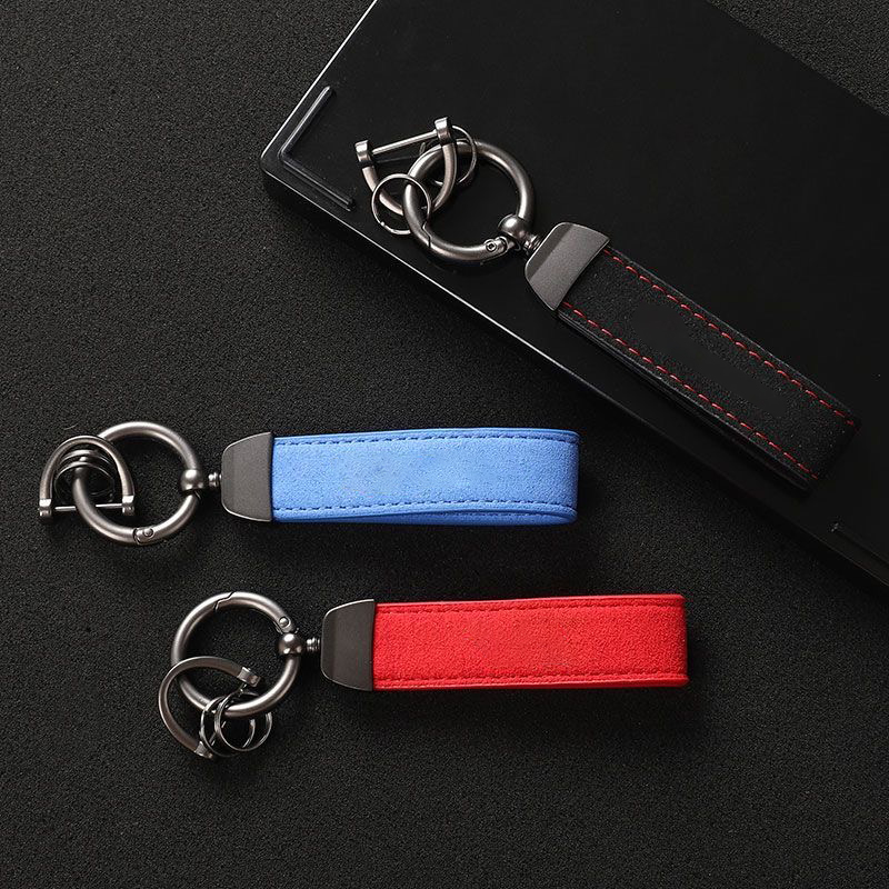 Suede Leather Car Keychain Hig - Luxury Xmas Bags ulasan dan harga