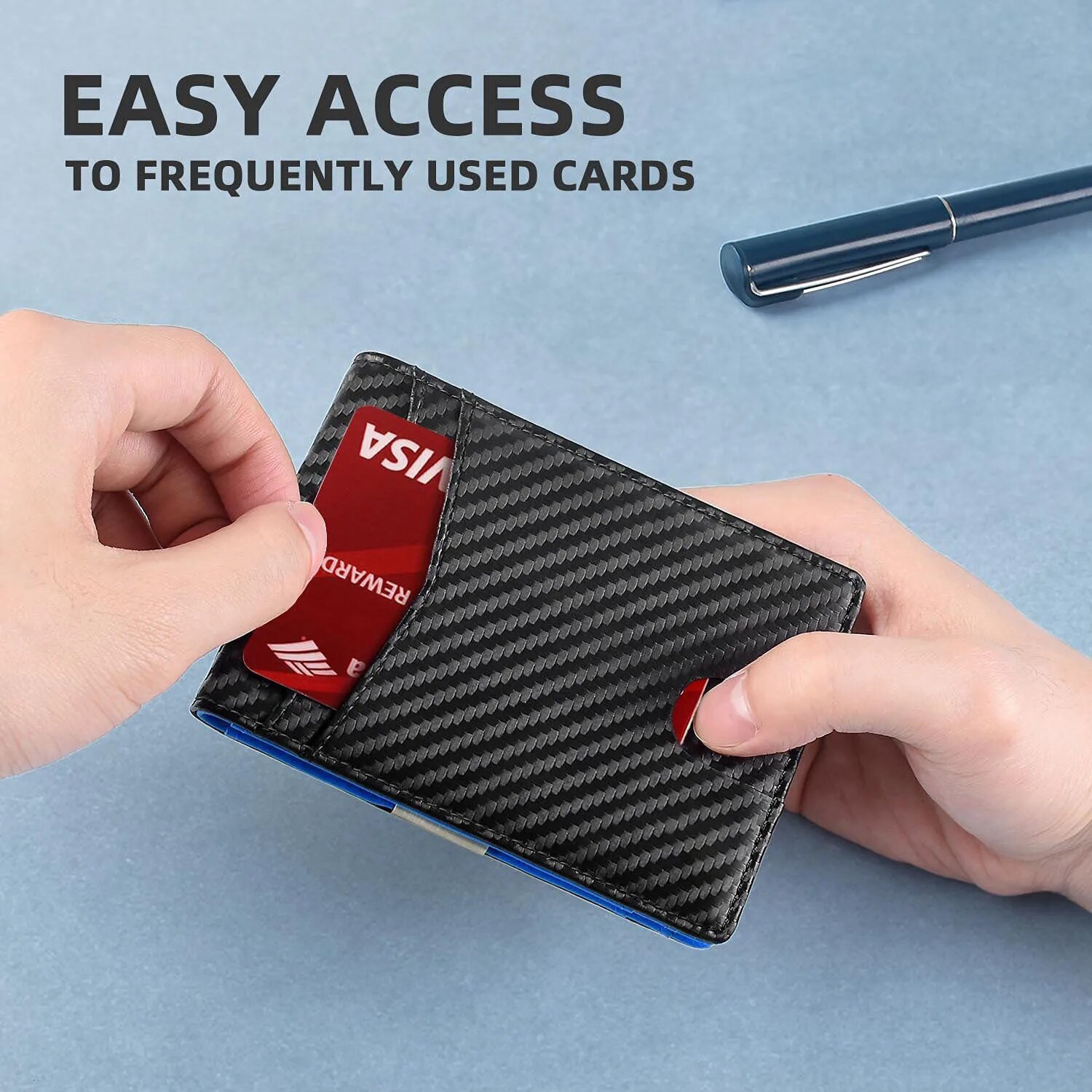 Rfid Carbon Fiber Card Holder  - Luxury Bags Photos ulasan dan harga