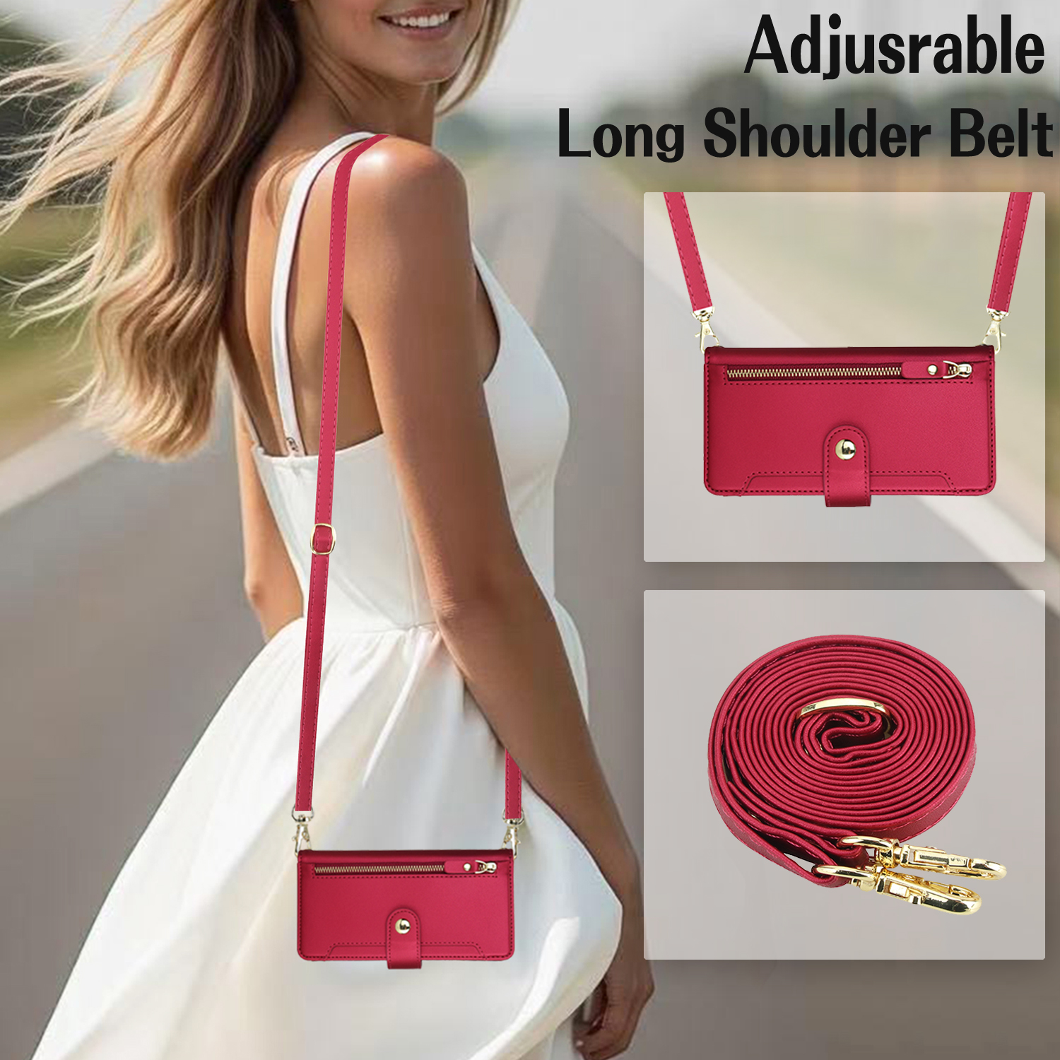 Crossbody Zipper Leather Walle - Luxury Bags & Leather Repair Of Atlanta Reviews ulasan dan harga