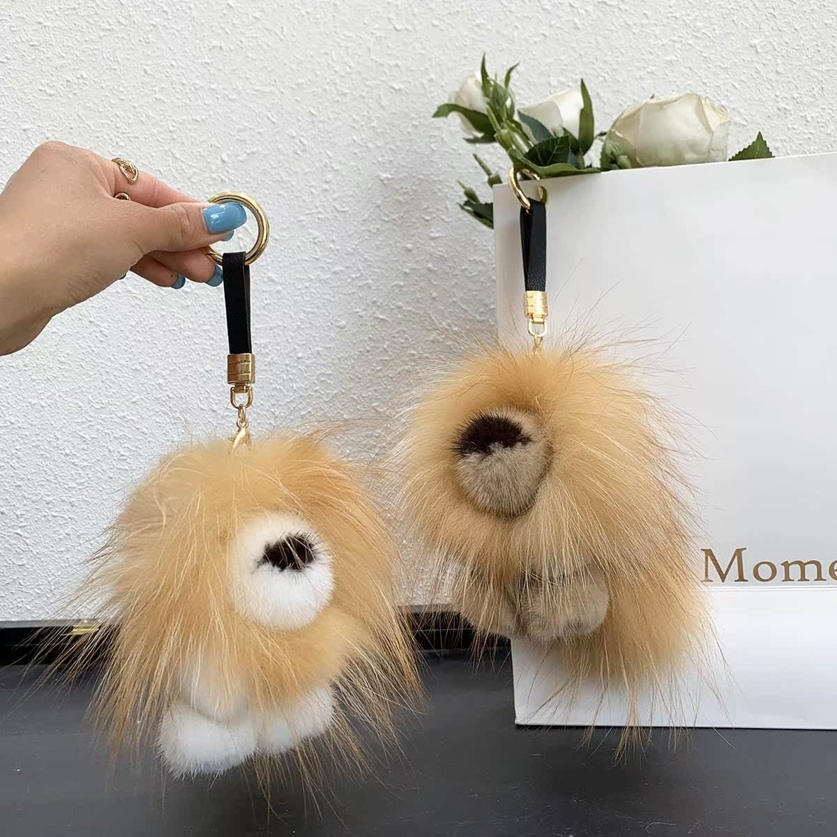 Luxury Real Mink Fur Lion Pend - Luxury Bags For Kids ulasan dan harga