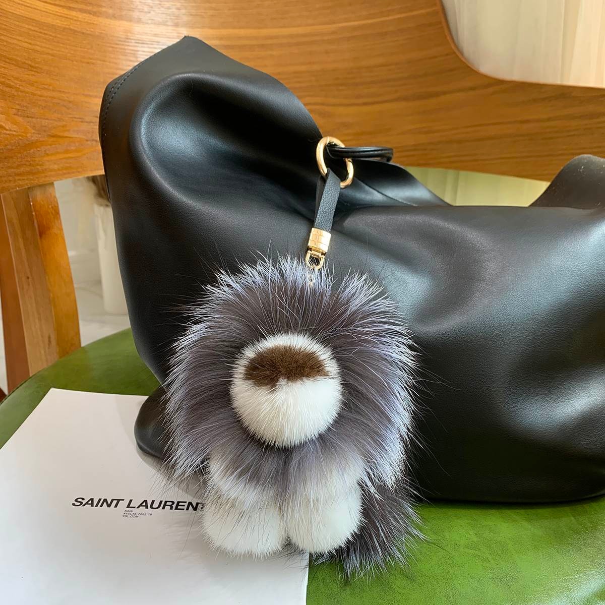 Luxury Real Mink Fur Lion Pend - Luxury Bags For Kids ulasan dan harga