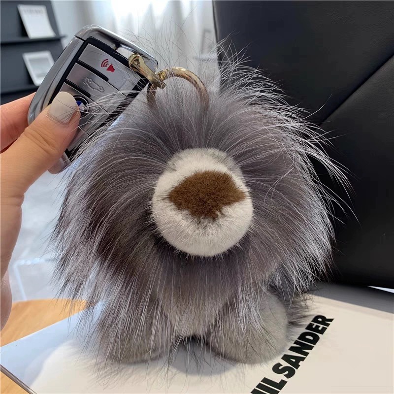 Luxury Real Mink Fur Lion Pend - Luxury Bags For Kids ulasan dan harga
