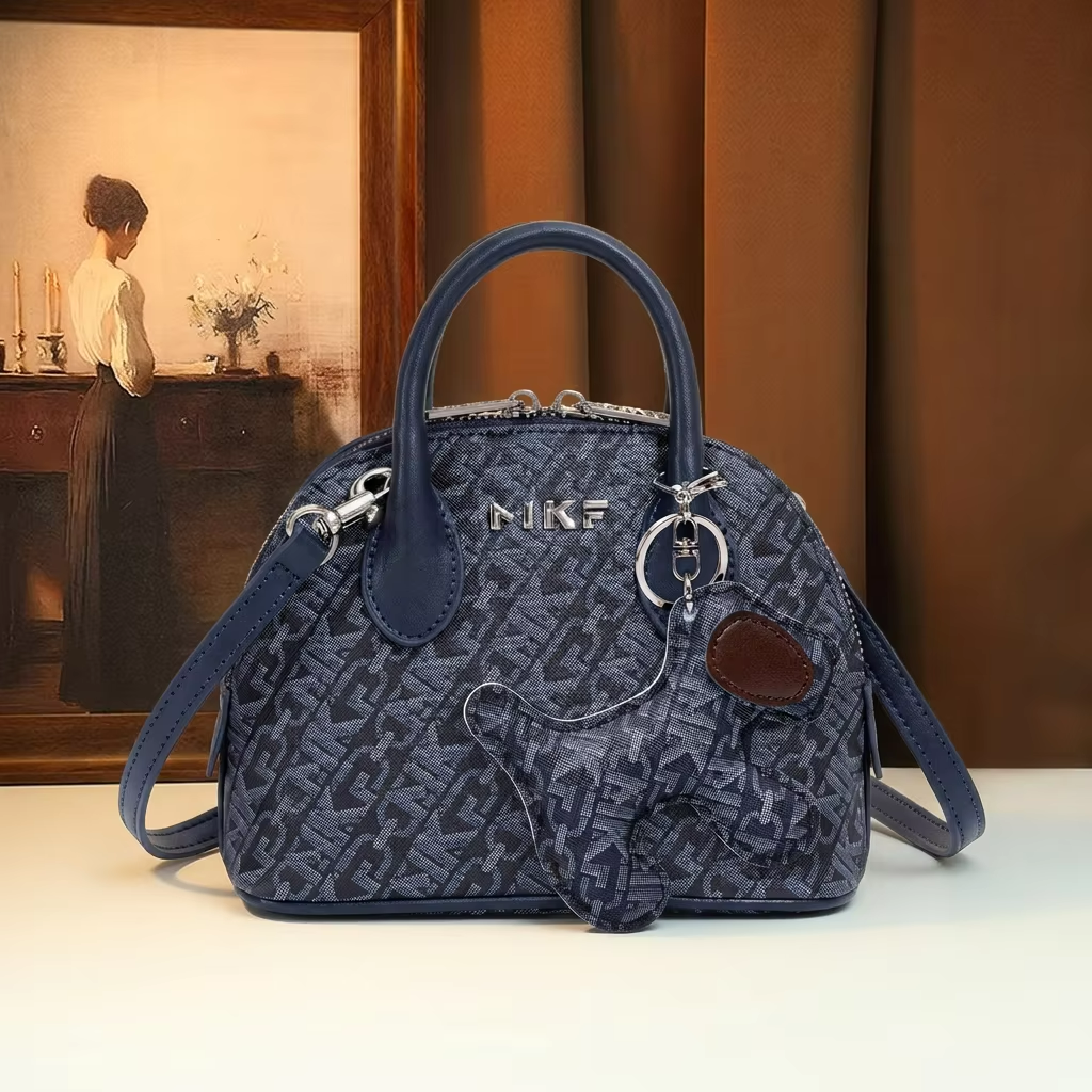 Vintage Monogram Dome Bag with - Luxury Bags Blue ulasan dan harga