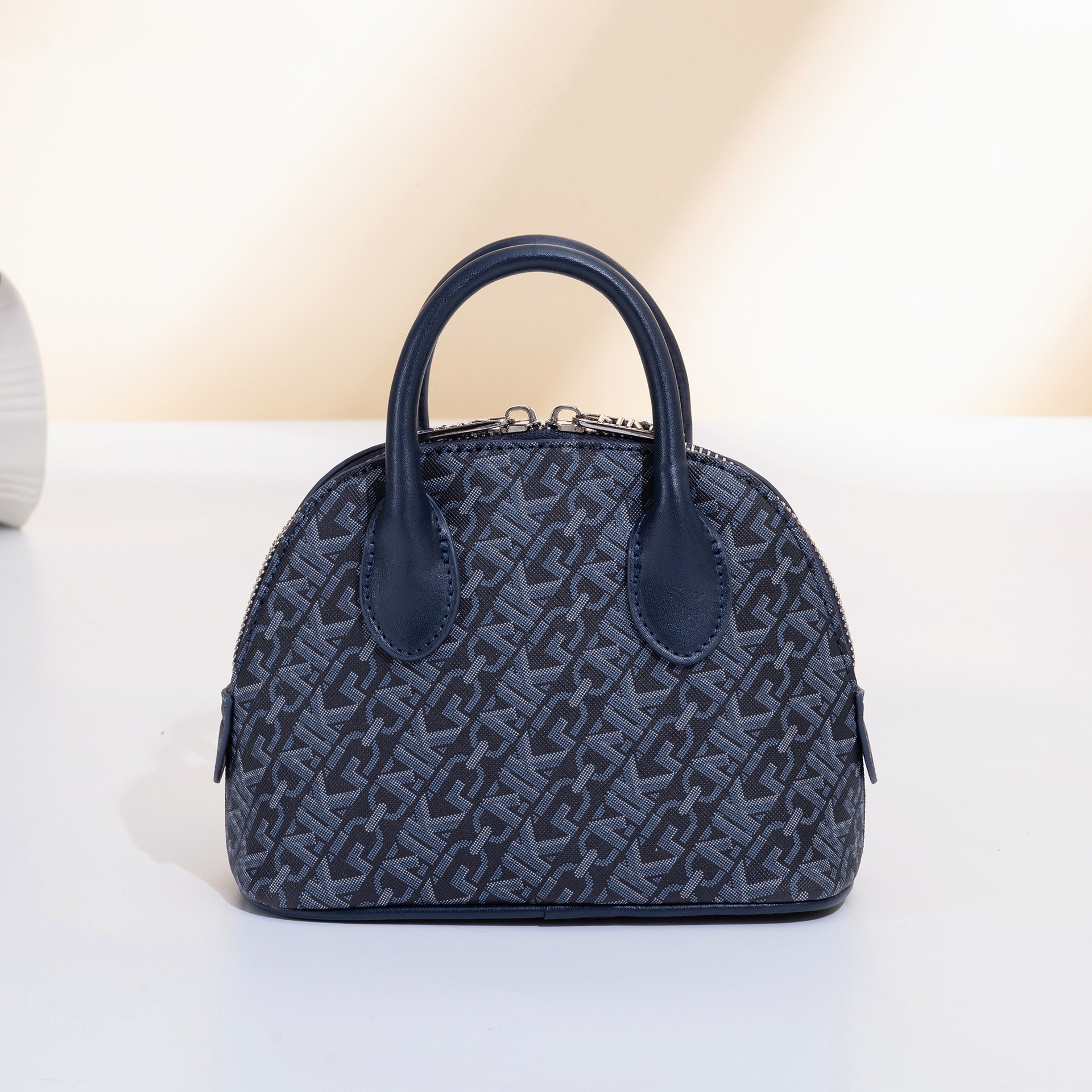 Vintage Monogram Dome Bag with - Luxury Bags Blue ulasan dan harga