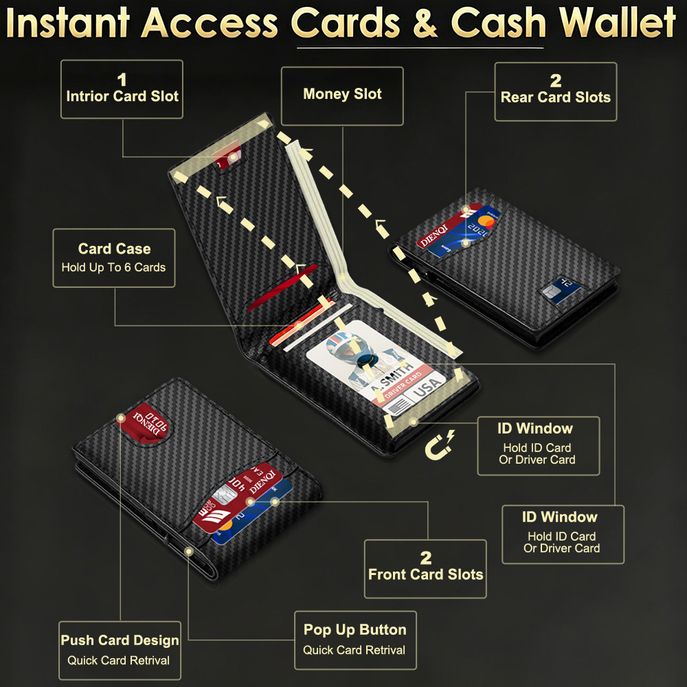 RFID Luxury Brand Men Wallet C - Luxury Bags Photos ulasan dan harga