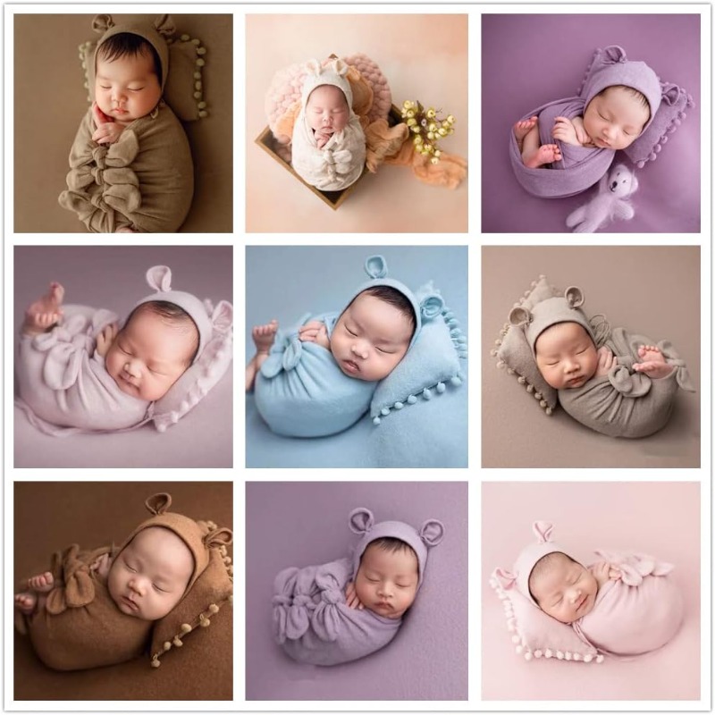 Newborn Photography Set Hat +  - Luxury Bags Photos ulasan dan harga
