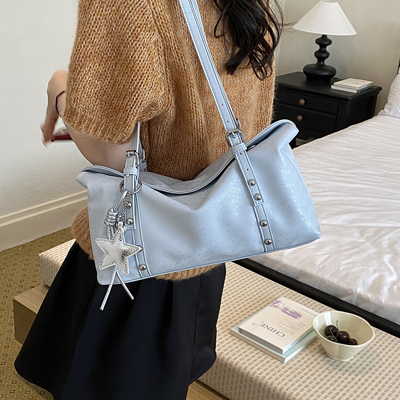 Y2K Star Charm Underarm Bag So - Luxury Bags Blue ulasan dan harga