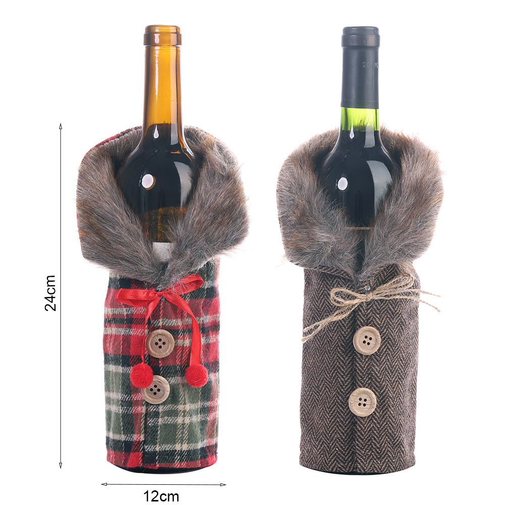 Luxury Christmas Wine Bottle C - Luxury Xmas Bags ulasan dan harga