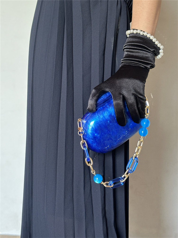 Luxury fashion Klein blue marb - Luxury Bags Blue ulasan dan harga