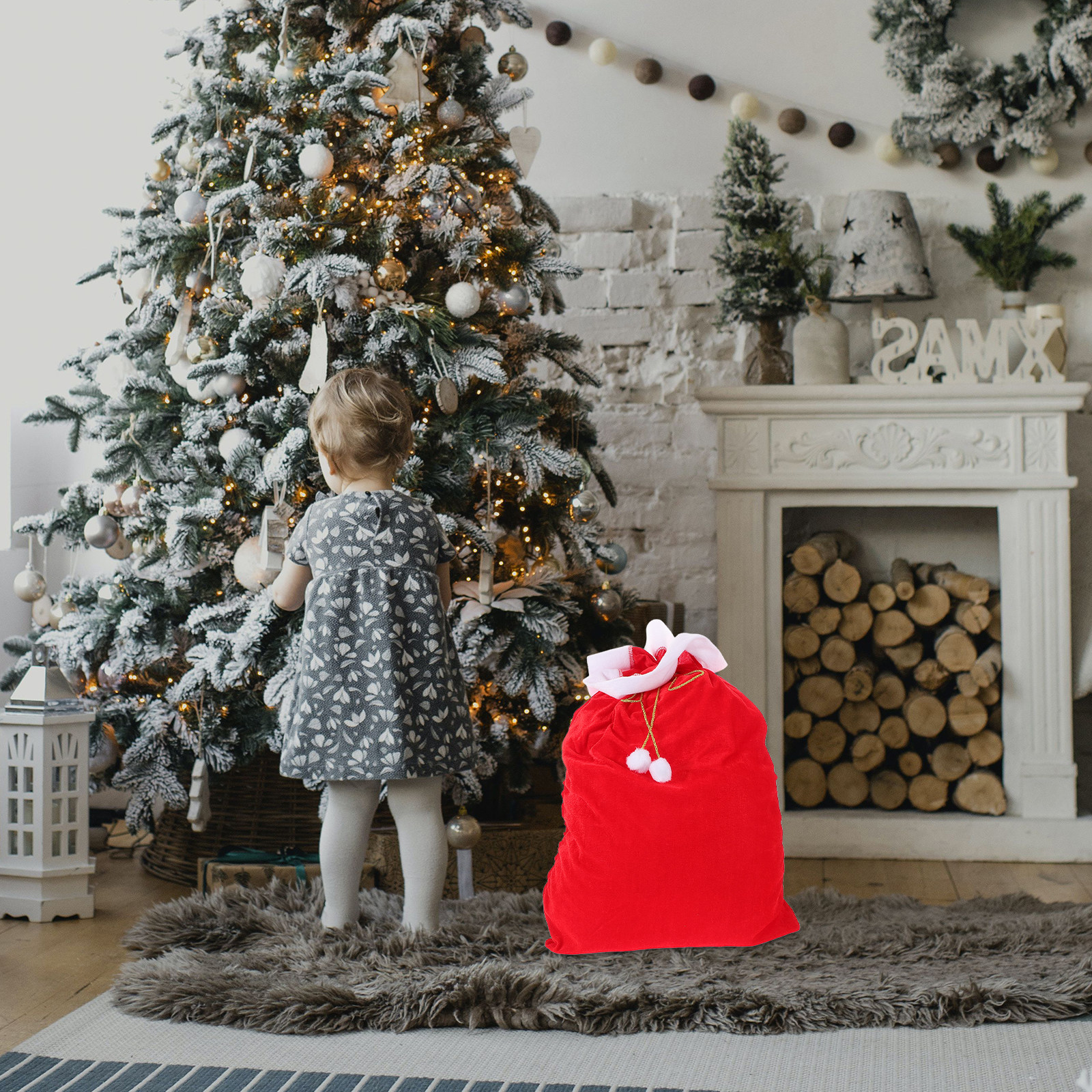Large Christmas Santa Sack 70x - Luxury Xmas Bags ulasan dan harga