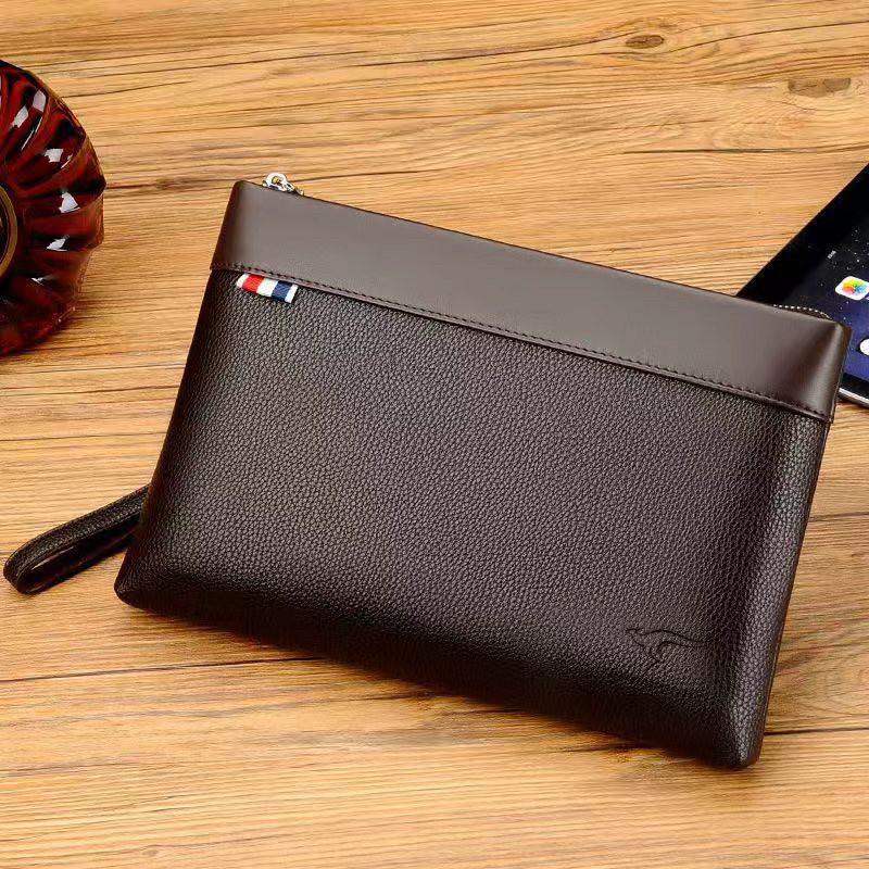 Large Capacity Leather Clutch  - Luxury Bags Photos ulasan dan harga