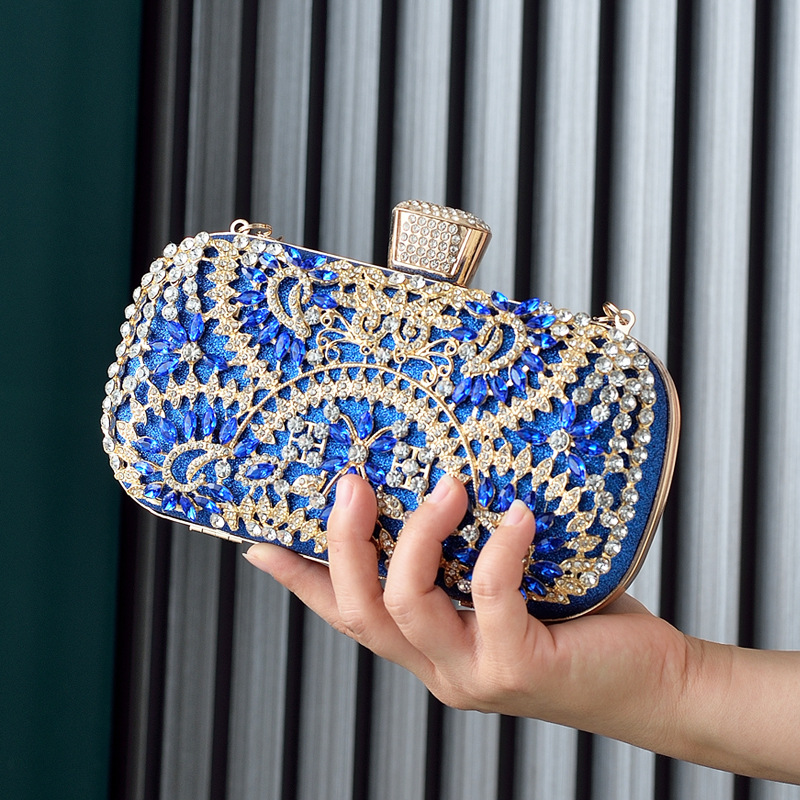 Women Clutch Party Luxury Blue - Luxury Bags Blue ulasan dan harga