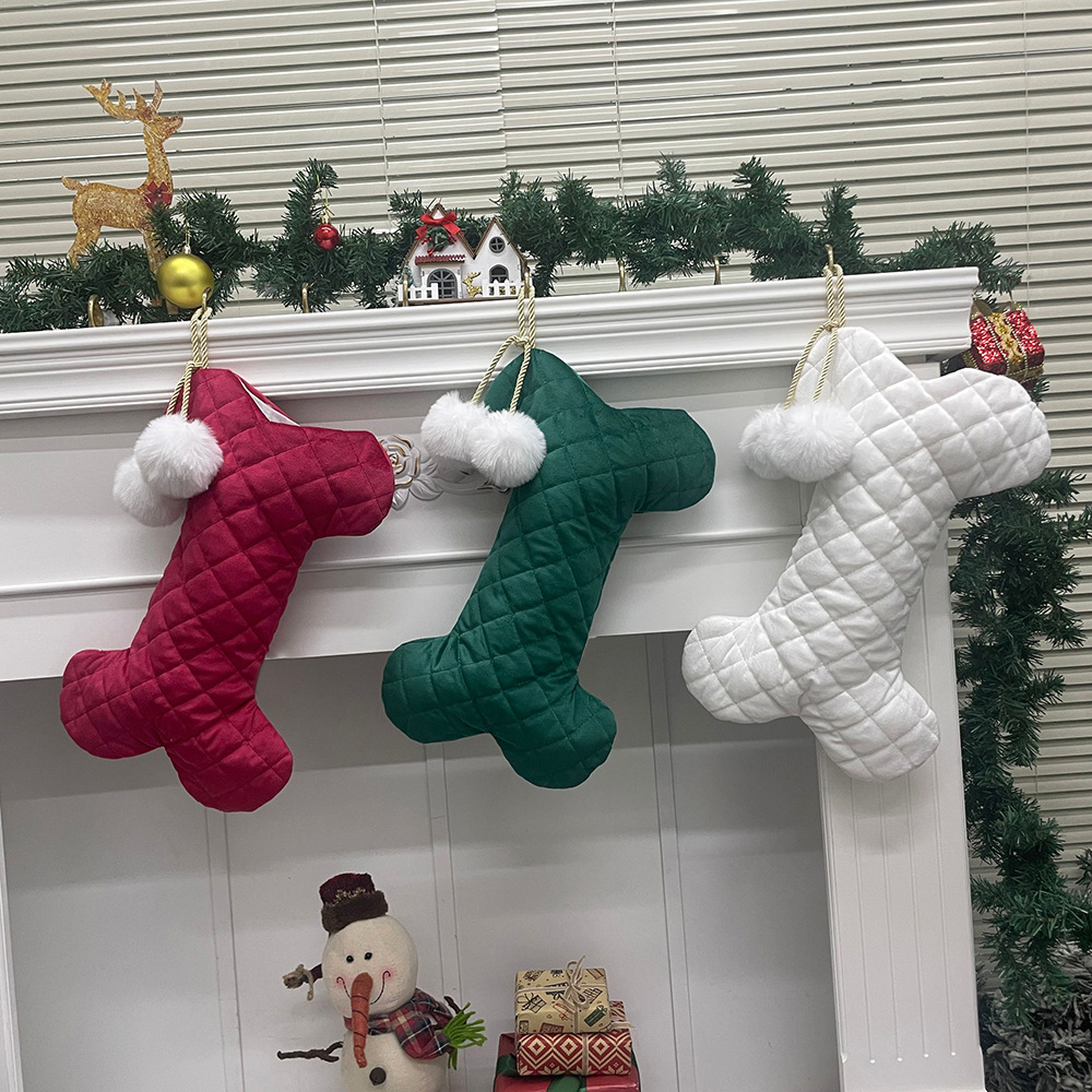 Quilted Dog Christmas Stocking - Luxury Xmas Bags ulasan dan harga