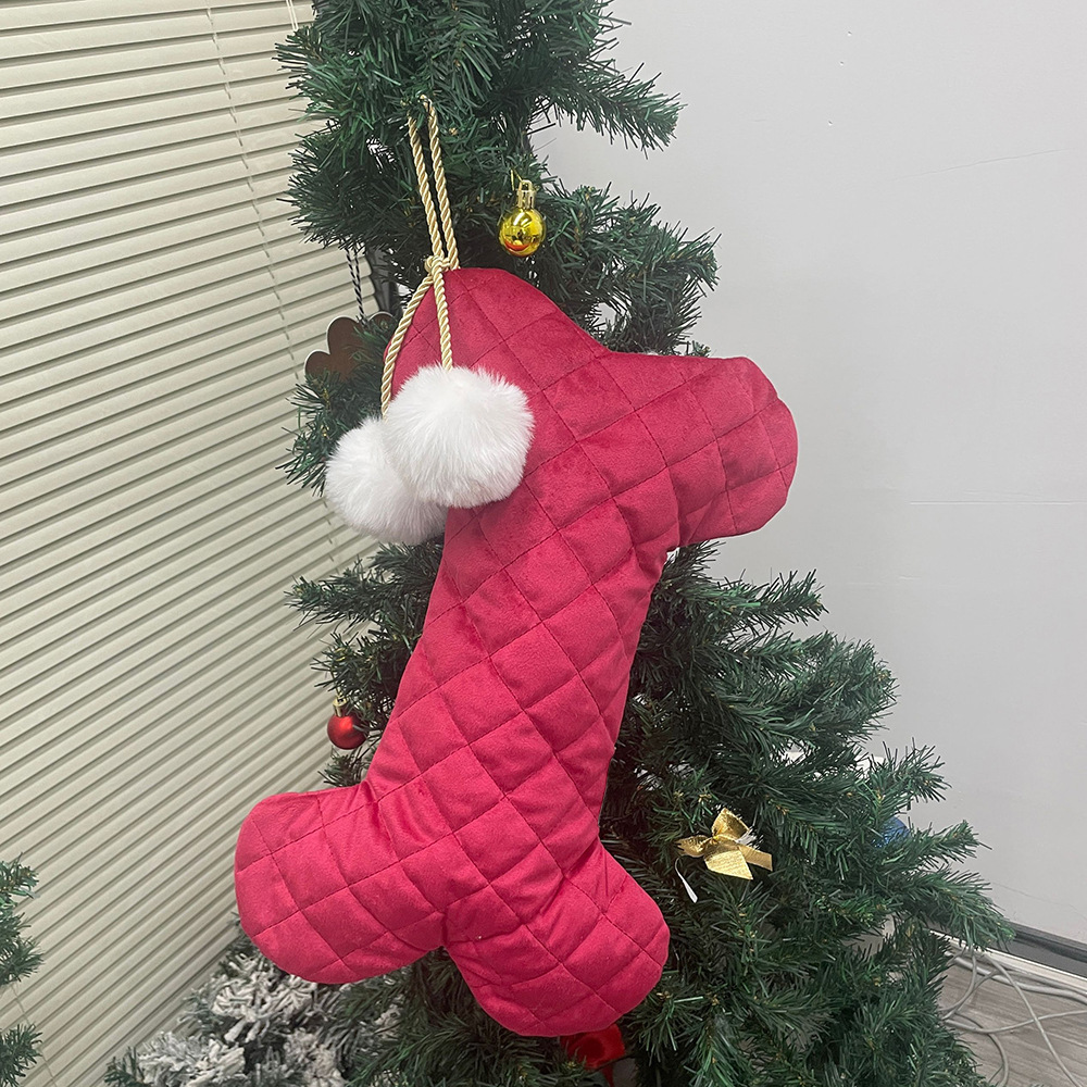 Quilted Dog Christmas Stocking - Luxury Xmas Bags ulasan dan harga