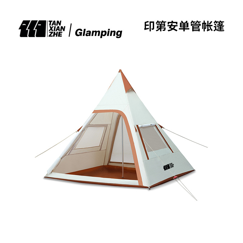 3-4P Outdoor Pyramid Tent Port - Luxury Bags Pyramid ulasan dan harga