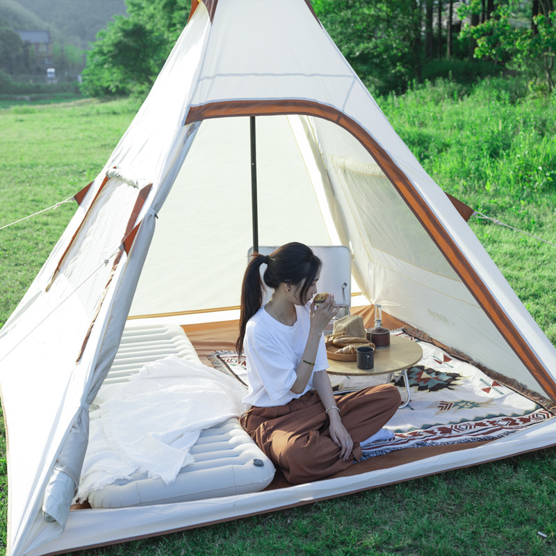 3-4P Outdoor Pyramid Tent Port - Luxury Bags Pyramid ulasan dan harga