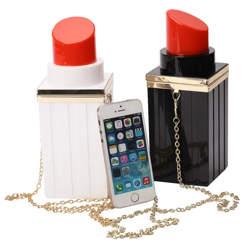 Women Bag Lipstick Shape Bucke - Luxury Bags Outlet ulasan dan harga