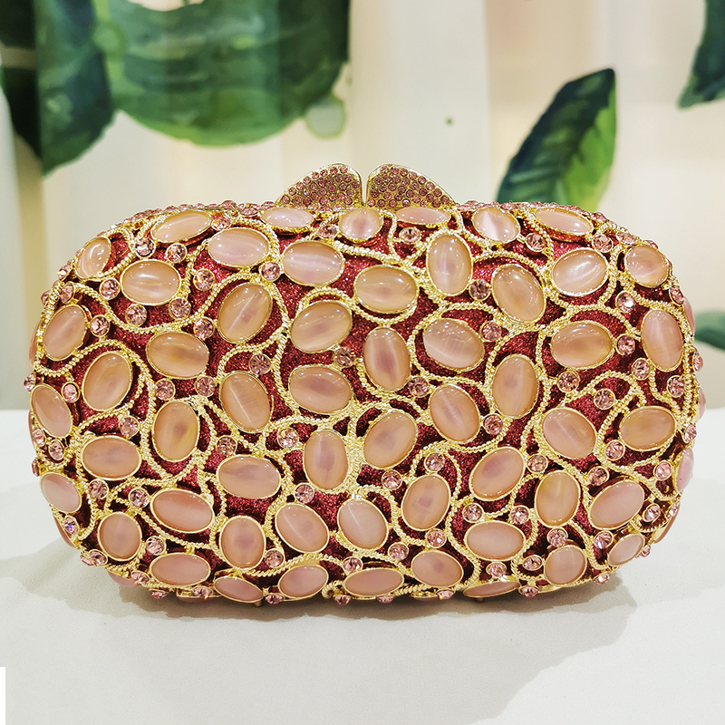 Large Stone Blue Evening Bags  - Luxury Bags Blue ulasan dan harga